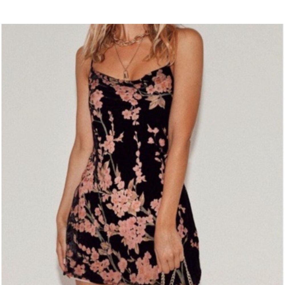 Princess Polly Pink and Black Sequin Slip Mini Dress